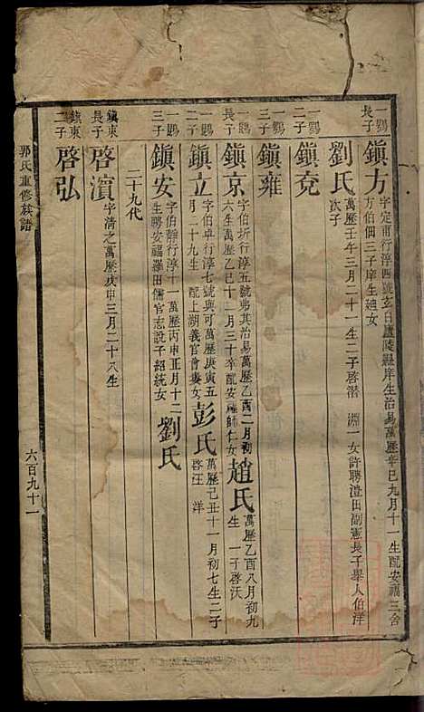 郭氏重修族谱_9册_文美堂_清道光四年(1824_郭氏重修家谱_八