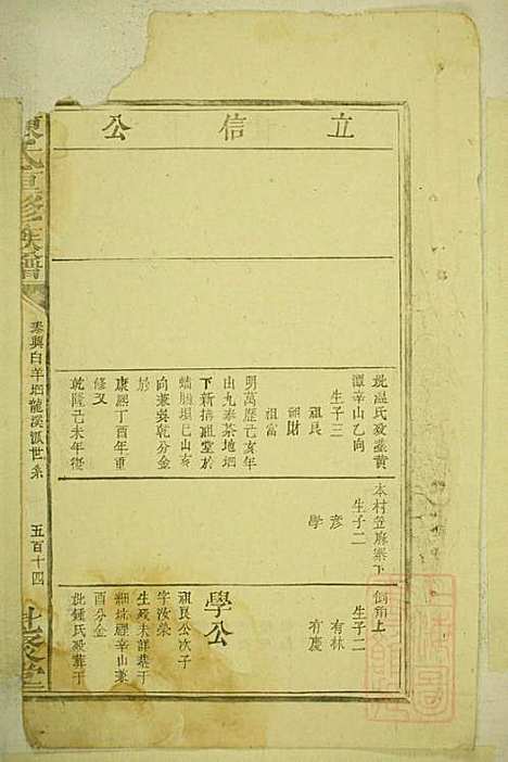 陈氏重修族谱_陈孚言_7册_魁聚堂_清道光13年(1833_陈氏重修家谱_五