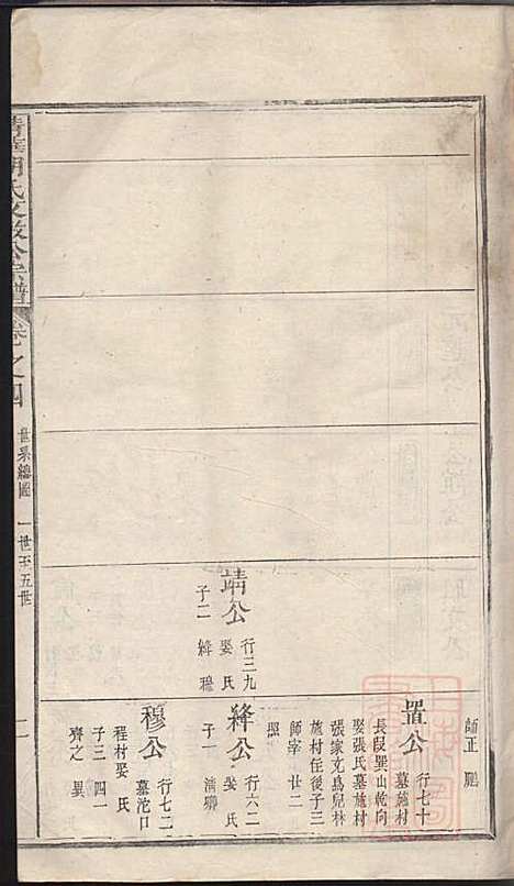 清华胡氏文敏公宗谱_胡元熠、胡元?_4册_婺源胡氏_清嘉庆23年(1818_清华胡氏文敏公家谱_二