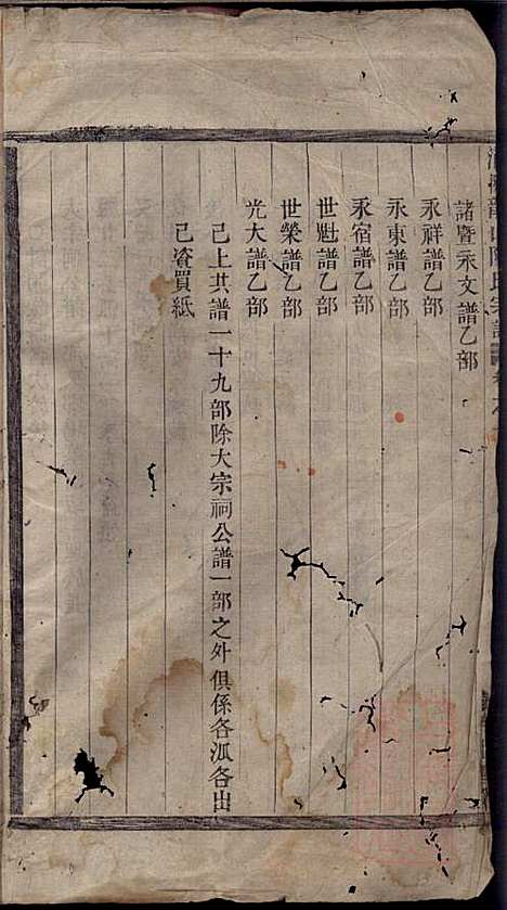 浦阳龙山陈氏宗谱_陈尚安_1册_浦阳陈氏_清乾隆26年(1761_浦阳龙山陈氏家谱_一