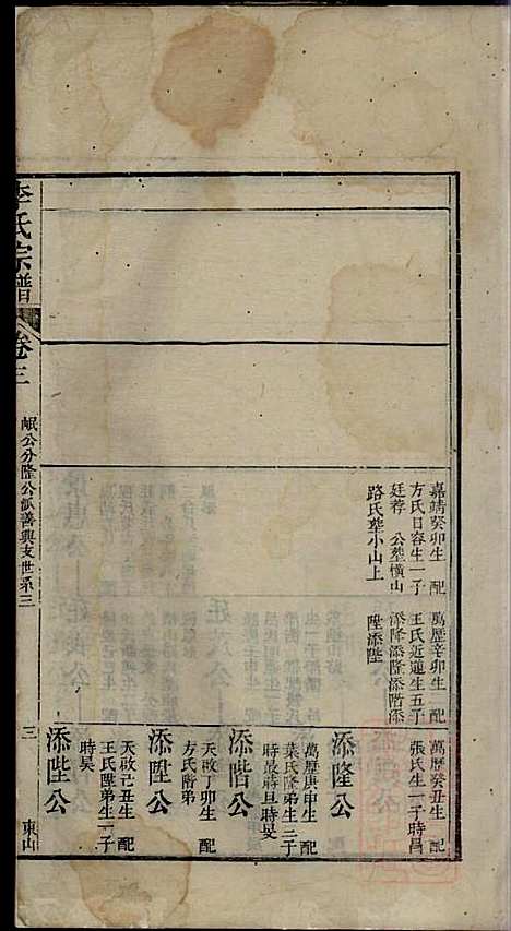 李氏宗谱_李世兆_12册_旌德_清乾隆49年(1784_李氏家谱_四