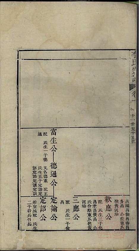 李氏宗谱_李世兆_12册_旌德_清乾隆49年(1784_李氏家谱_十