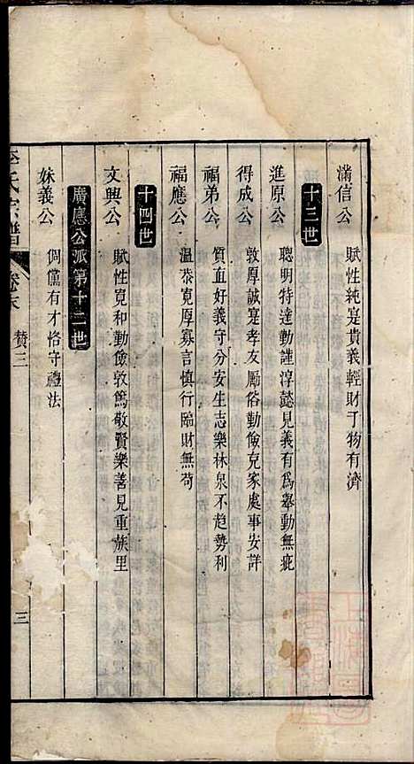 李氏宗谱_李世兆_12册_旌德_清乾隆49年(1784_李氏家谱_十二