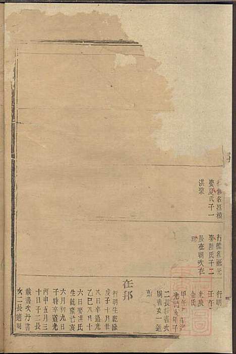 兰风魏氏宗谱_魏恭寿_3册_洽礼堂_清道光29年(1849_兰风魏氏家谱_三