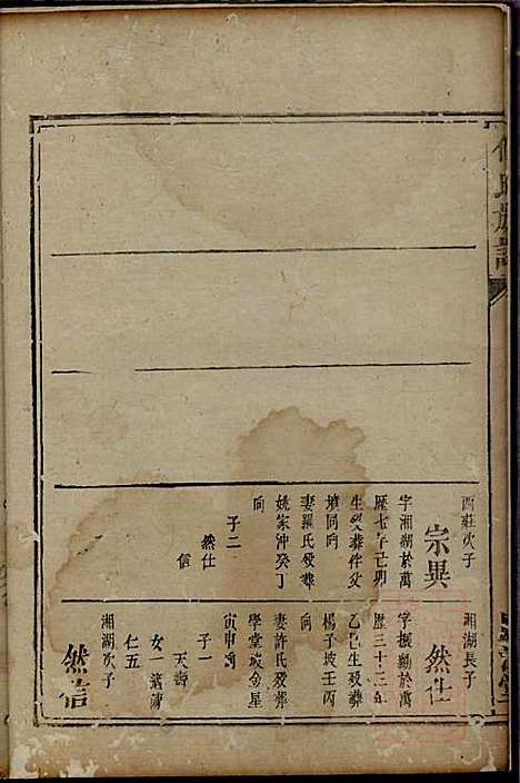 何氏族谱_6册_庐江堂_清道光28年(1848_何氏家谱_六