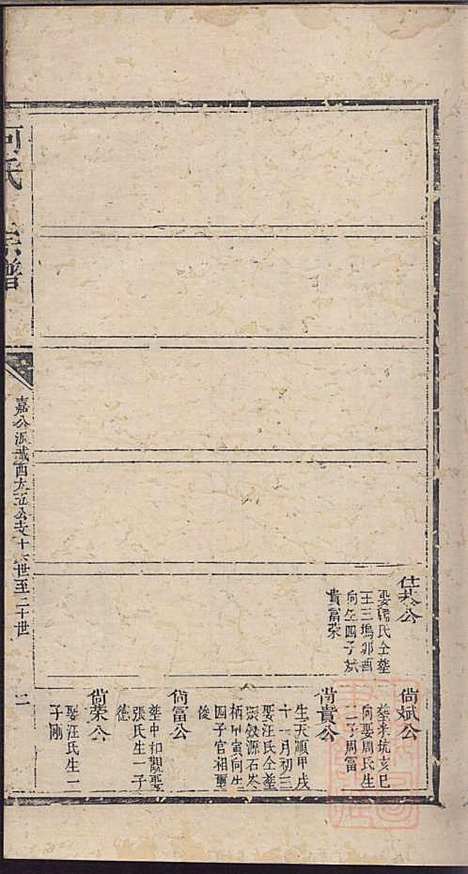 何氏宗谱_何其琛_10册_清乾隆39年(1774_何氏家谱_六