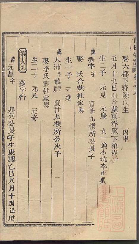 何氏宗谱_3册_临海何氏_清光绪4年(1878_何氏家谱_三