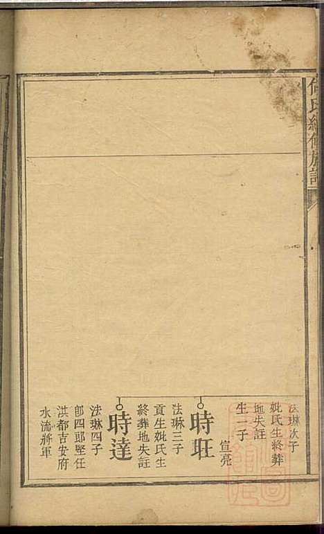 何氏续修族谱_何高嵀_3册_清道光十七年(1837_何氏续修家谱_二