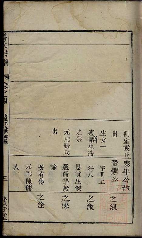 冯氏宗谱_冯士煜_4册_著存堂_清乾隆40年(1775_冯氏家谱_四