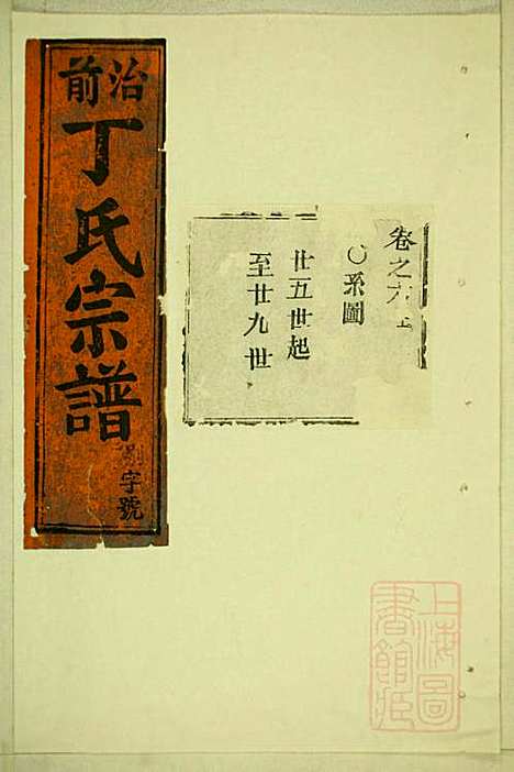 丁氏宗谱_15册_缙云丁氏_清宣统元年(1909_丁氏家谱_二