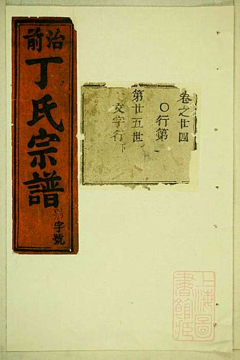 丁氏宗谱_15册_缙云丁氏_清宣统元年(1909_丁氏家谱_十