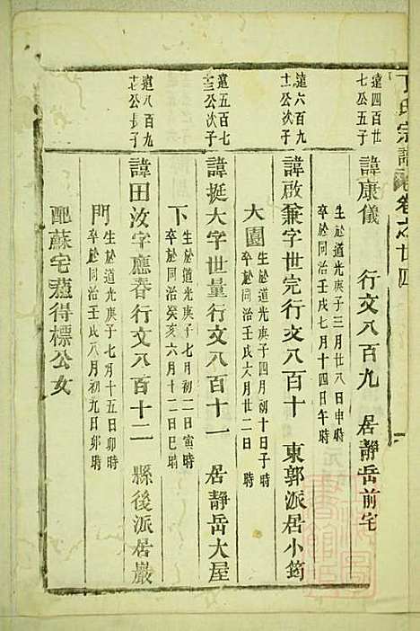 丁氏宗谱_15册_缙云丁氏_清宣统元年(1909_丁氏家谱_十