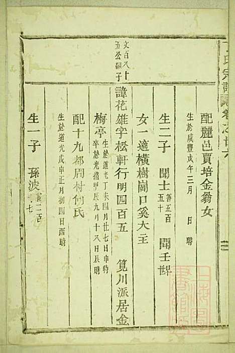 丁氏宗谱_15册_缙云丁氏_清宣统元年(1909_丁氏家谱_十二