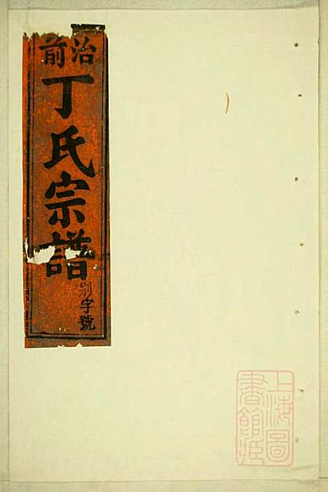 丁氏宗谱_15册_缙云丁氏_清宣统元年(1909_丁氏家谱_十三