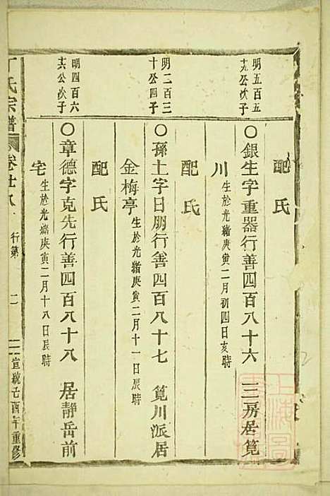 丁氏宗谱_15册_缙云丁氏_清宣统元年(1909_丁氏家谱_十三