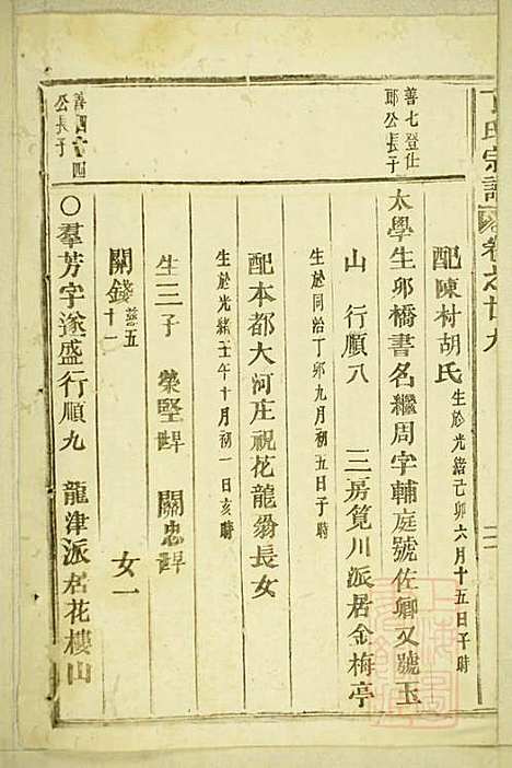 丁氏宗谱_15册_缙云丁氏_清宣统元年(1909_丁氏家谱_十四