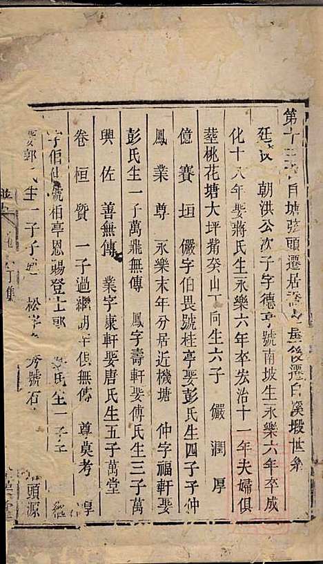 刘氏族谱_刘国淦_6册_振藻堂_清道光19年(1839_刘氏家谱_四