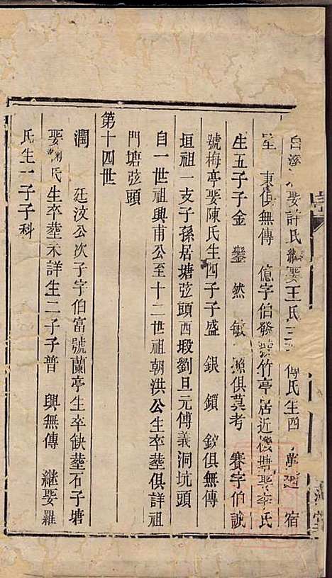 刘氏族谱_刘国淦_6册_振藻堂_清道光19年(1839_刘氏家谱_四