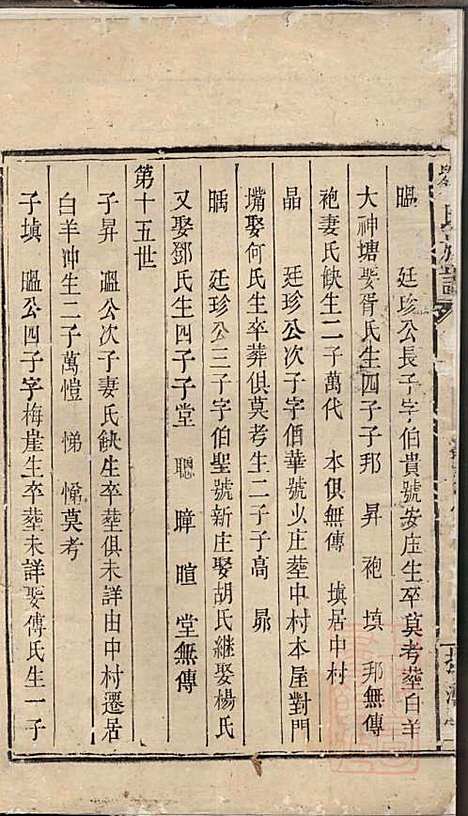 刘氏族谱_刘国淦_6册_振藻堂_清道光19年(1839_刘氏家谱_六