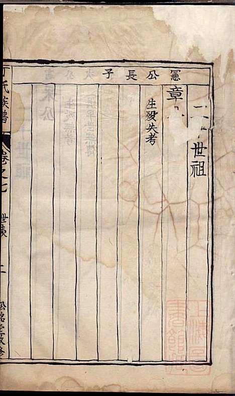 丁氏族谱_江为霖_8册_松铭堂_清光绪间据嘉庆13年(1808_丁氏家谱_七