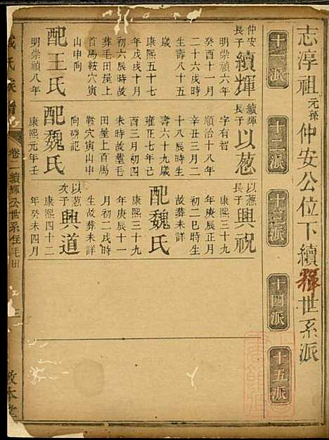 戴氏族谱_戴立本_3册_敦本堂_清道光30年(1850_戴氏家谱_三