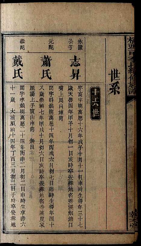 桥头一甲李氏续修族谱_15册_报本堂_清同治元年(1862_桥头一甲李氏续修家谱_五