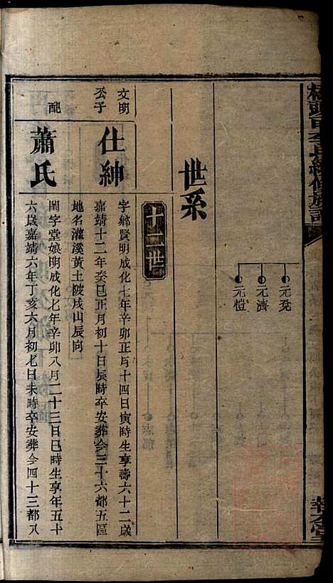 桥头一甲李氏续修族谱_15册_报本堂_清同治元年(1862_桥头一甲李氏续修家谱_十一