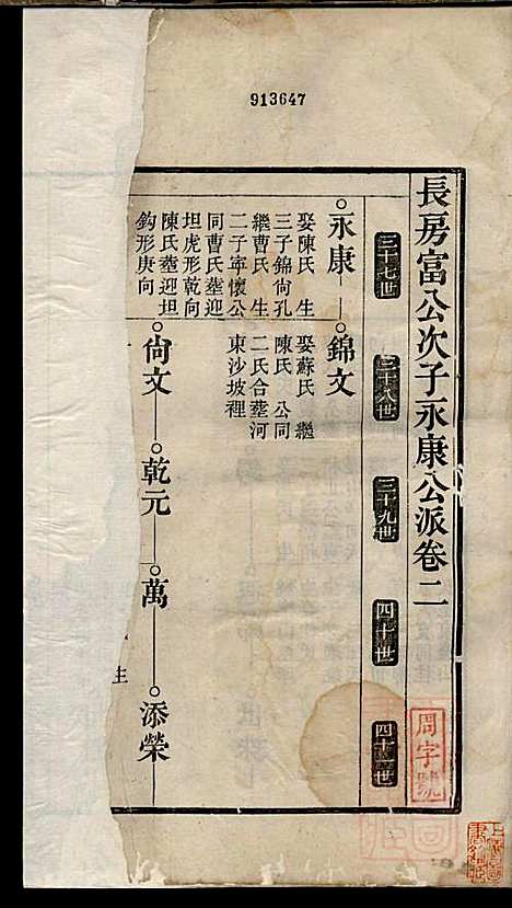 李氏家乘_李垣_28册_宣城李氏_清道光元年(1821_李氏家乘_三