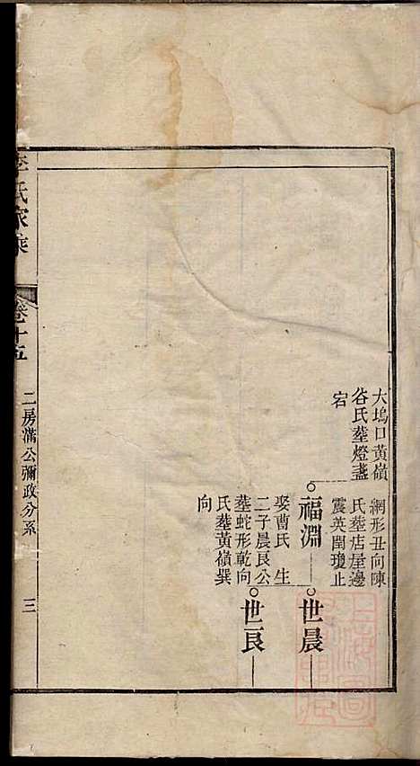 李氏家乘_李垣_28册_宣城李氏_清道光元年(1821_李氏家乘_十六