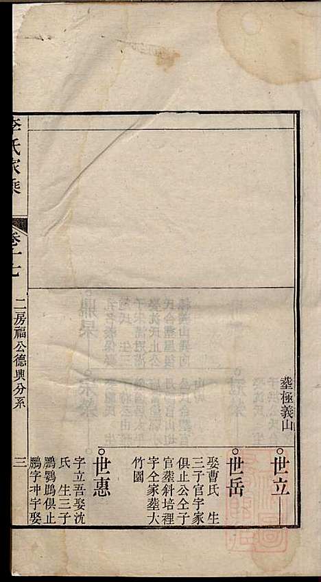 李氏家乘_李垣_28册_宣城李氏_清道光元年(1821_李氏家乘_十八