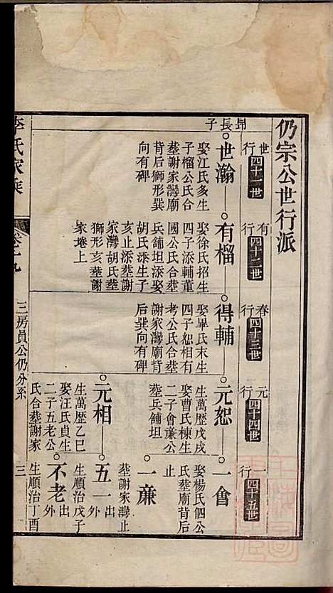 李氏家乘_李垣_28册_宣城李氏_清道光元年(1821_李氏家乘_二十