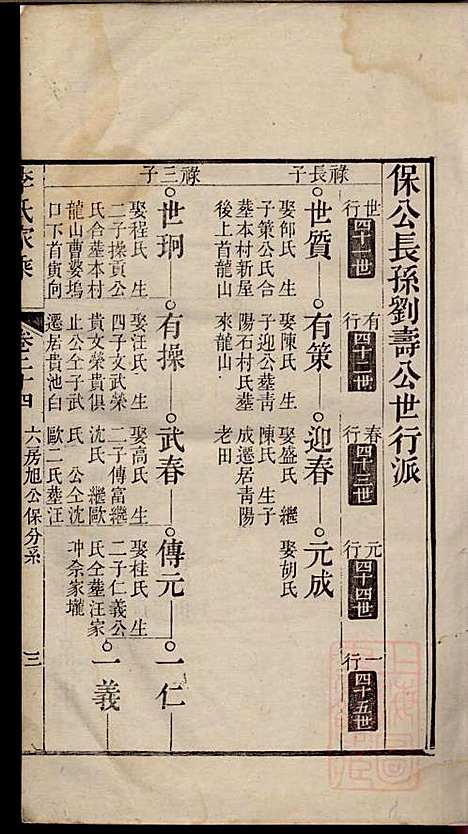 李氏家乘_李垣_28册_宣城李氏_清道光元年(1821_李氏家乘_二五