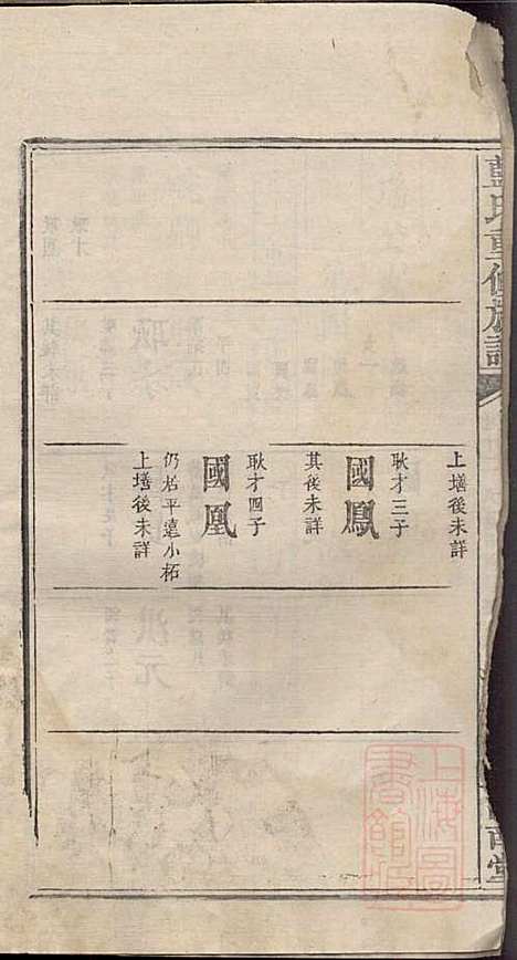 蓝氏重修族谱_蓝长馨_16册_汝南堂_清道光2年(1822_蓝氏重修家谱_十三