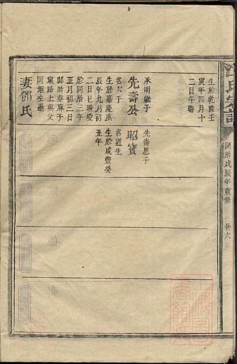 江氏宗谱_江昭绅_18册_清同治七年(1868_江氏家谱_四