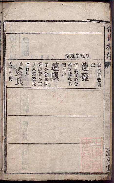 碧潭余氏族谱_余泽松_20册_新安堂_清同治5年(1866_碧潭余氏家谱_五