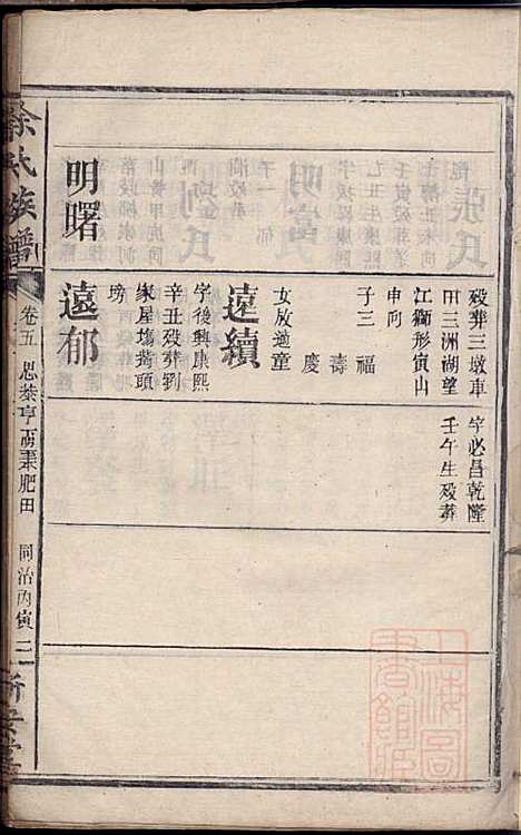 碧潭余氏族谱_余泽松_20册_新安堂_清同治5年(1866_碧潭余氏家谱_九