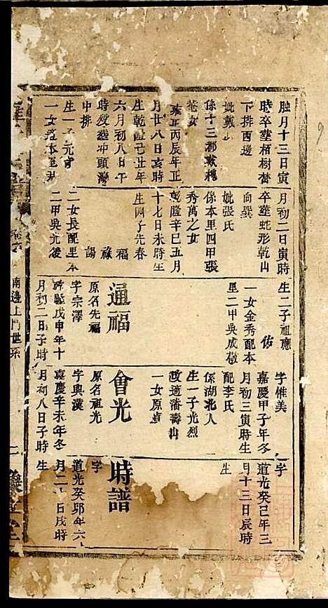 罗氏宗谱_罗全庆_4册_豫章堂_清道光23年(1843_罗氏家谱_三