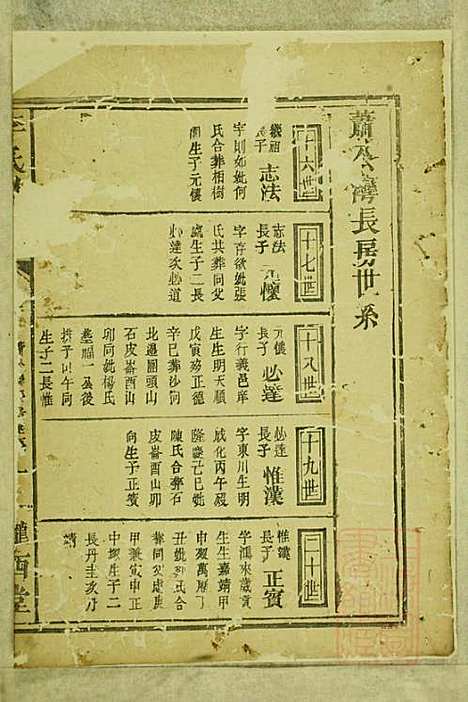 李氏族谱_李永宝_9册_陇西堂_清咸丰10年(1860_李氏家谱_二