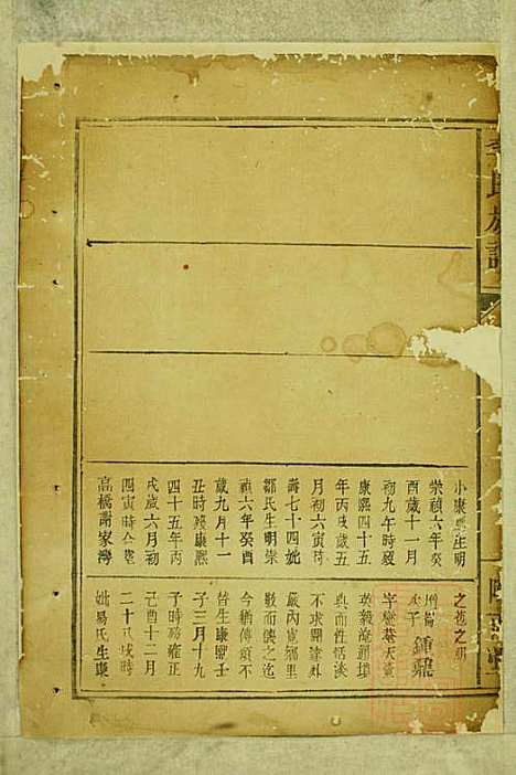 李氏族谱_李永宝_9册_陇西堂_清咸丰10年(1860_李氏家谱_五