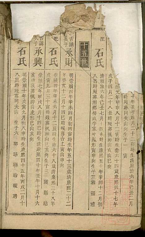 黄氏续修族谱_黄德和_3册_无双堂_清咸丰九年(1853_黄氏续修家谱_三