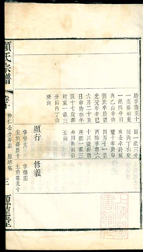 顾氏宗谱_顾顺和、顾国玉_12册_源远堂_清光绪5年(1879_顾氏家谱_十