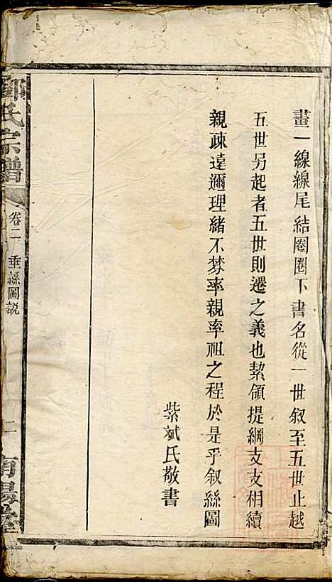 邓氏宗谱_邓述村_6册_南阳堂_清同治10年(1871_邓氏家谱_二