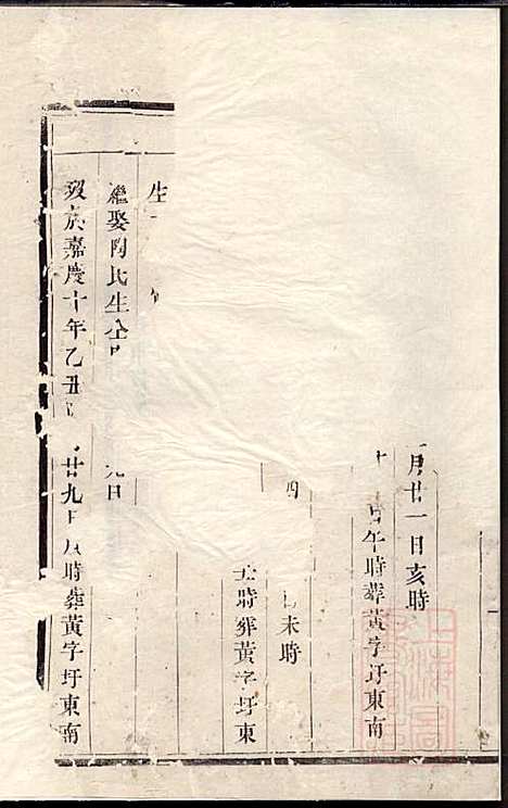 润东当江沙陈氏族谱_陈九鮎_6册_星聚堂_清同治6年(1867_润东当江沙陈氏家谱_六