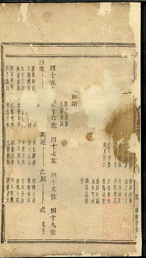 浦阳墅屏吴氏宗谱_2册_浦阳吴氏_清同治5年(1866_浦阳墅屏吴氏家谱_一