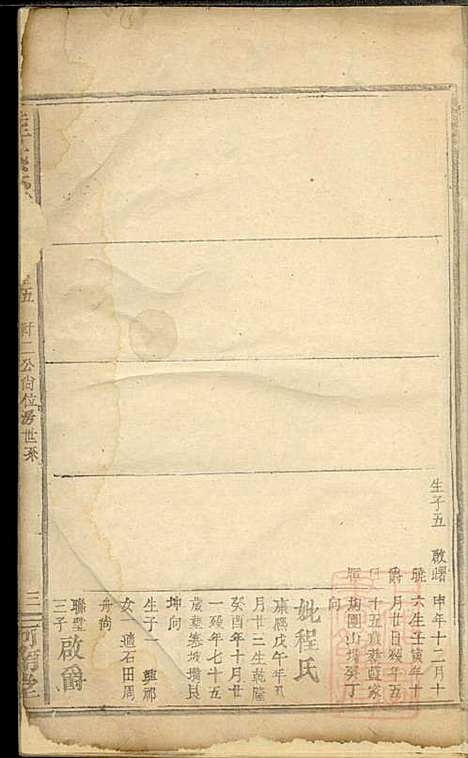 陆氏宗谱_陆彝典、陆楚华_6册_以文堂_清同治4年(1865_陆氏家谱_五