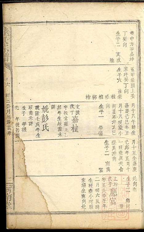 陆氏宗谱_陆彝典、陆楚华_6册_以文堂_清同治4年(1865_陆氏家谱_六