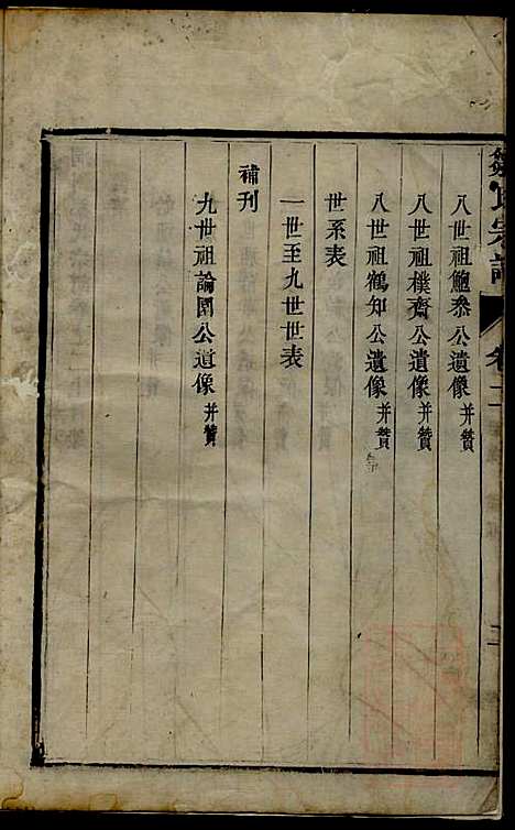 润州邹氏宗谱_邹敏_6册_肇禋堂_清道光8年(1828_润州邹氏家谱_二