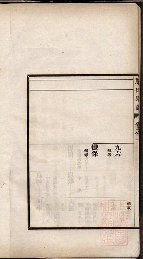 解氏宗谱_解联萼_4册_兴化解氏_清光绪34年(1908_解氏家谱_二