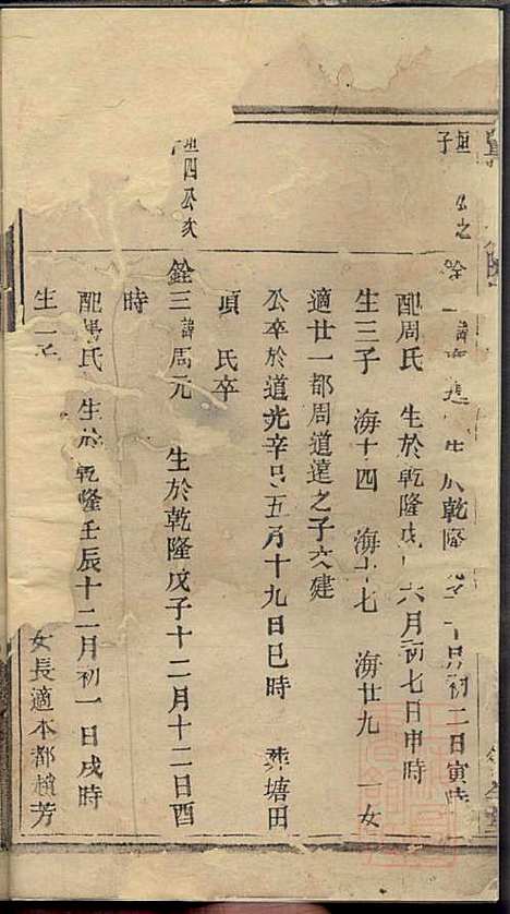 暨阳四井陈氏宗谱_陈长庚_12册_德星堂_清光绪14年(1888_暨阳四井陈氏家谱_十二