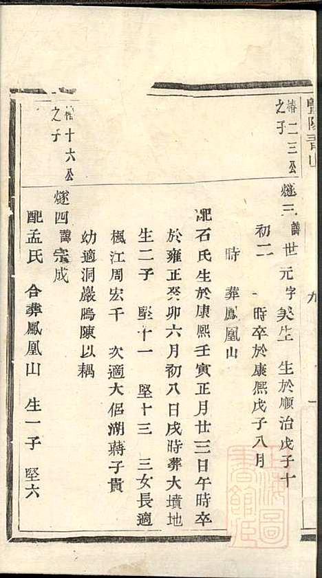 暨阳青山傅氏宗谱_9册_暨阳傅氏_清同治10年(1871_暨阳青山傅氏家谱_四